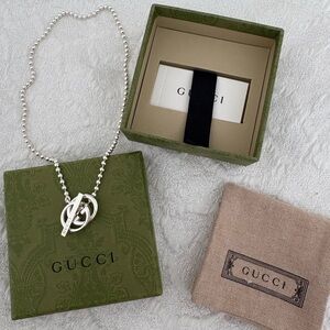 Authentic Gucci Silver Necklace